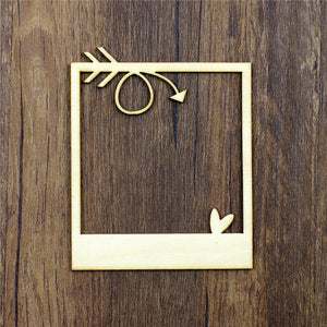 12 Pieces/lot Plywood Wall Wooden Photo Frame - 2mm Thick