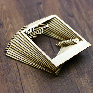 12 Pieces/lot Plywood Wall Wooden Photo Frame - 2mm Thick