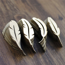 48 Pieces of Wooden Feathers - 2 mm Thick Plywood